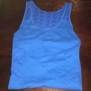 Blue tank top